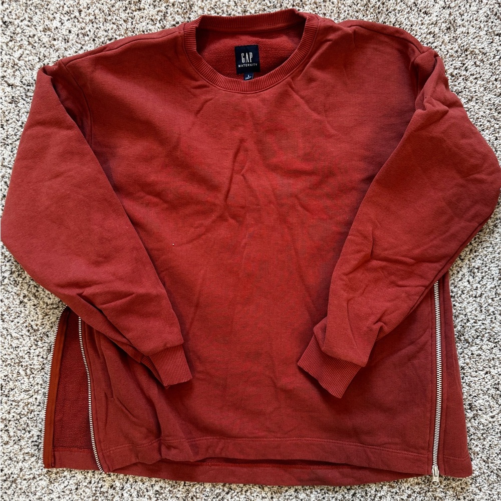 GAP Maternity Rust Sweatshirt